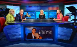 Lynn Doyle and Vince Papale and Janet Papale